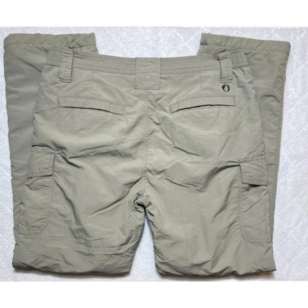 The American Outdoorsman Mens Sz 32x30 Fleece Lined Cargo Pants Olive Hike-2118